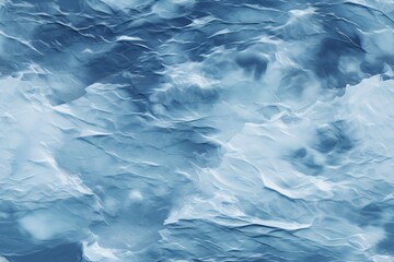 Obraz premium Ice blue background with ice skating tracks. Frozen water texture sea.