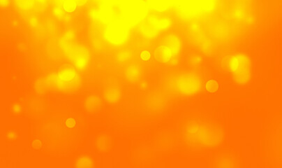 Orange bokeh background for seasonal, holidays, event celebrations and various design works