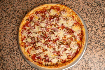 Meat lovers pizza