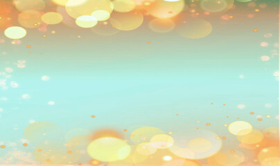 Blue bokeh background for seasonal, holidays, event celebrations and various design works