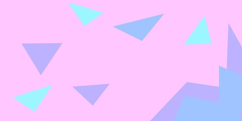 pink ribbon Abstract background with a simple pink and purple triangle motif