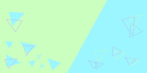 abstract background triangle with color blue and green simple