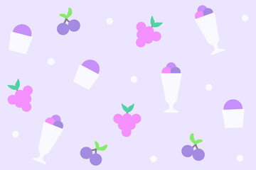 purple ice cream background