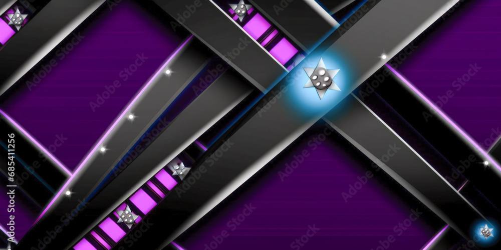Poster abstract background with color and shape composition