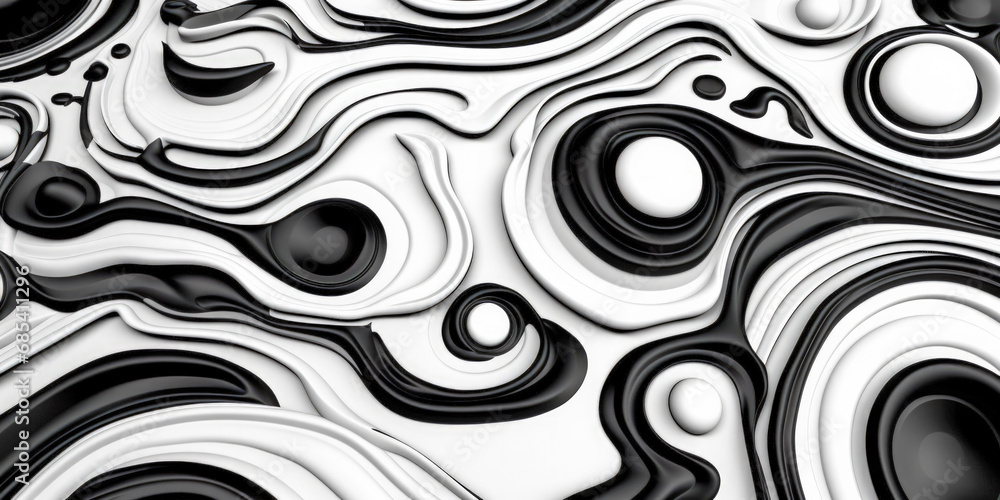 Poster abstract background with color and shape composition