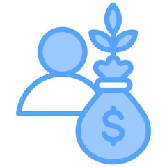 Investor Blue Icon