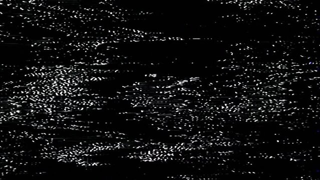 Badly Damaged Hi8 VHS 4K Video Overlay