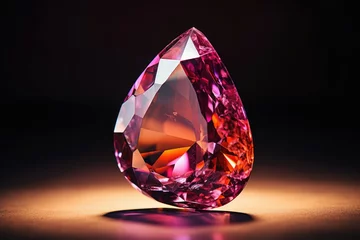 Foto op Canvas Luxury gem jewelry precious gemstone brilliant shiny jewel diamond crystal facet stone © SHOTPRIME STUDIO