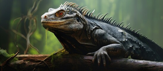 Obraz premium Seymouria, a type of reptile.