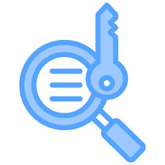 Keyword Blue Icon