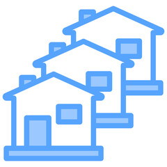 Housing Blue Icon