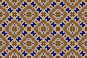 Obraz premium Abstract ethnic rug ornamental seamless pattern.Perfect for fashion, textile design, cute themed fabric, on wall paper, wrapping paper and home decor. Carpet design.