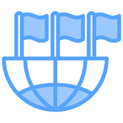 National Blue Icon