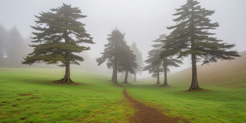 Fototapeta premium Trees in the forest