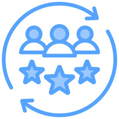 Customer Blue Icon