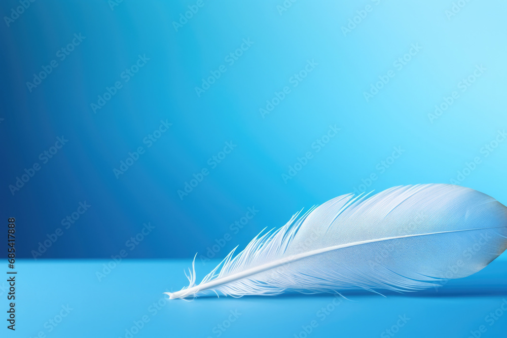 Aufkleber softness abstract wing detail closeup background feather light plumage soft bird pattern fluffy whit