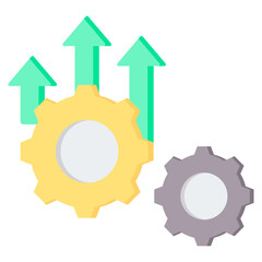 Process Improvement Flat Icon