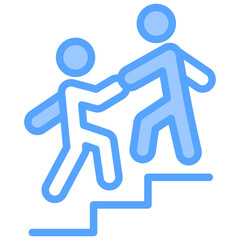 Leadership Blue Icon
