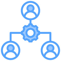 Organization Blue Icon