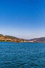 Paisaje en el municipio de Moaña.