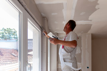 Remodeling in the house (building) that is under remodeling, renovation, extension, restoration,...