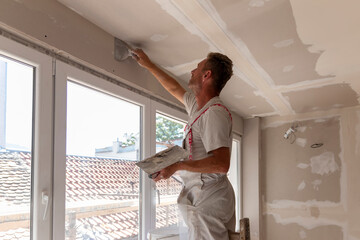 Remodeling in the house (building) that is under remodeling, renovation, extension, restoration,...