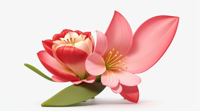 Colorful beautiful lily flower, Flower and plant, high quality resolution, beautiful flowers, 3d  design. 
