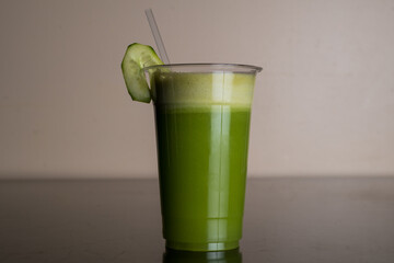 Cucumber lime fresh pressed juice