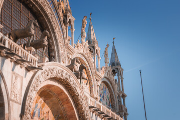 Explore the serene beauty of Venice with a stunning image of the city's cathedral. The peaceful...