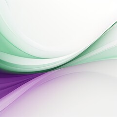 Light transparent wavy texture, abstract digital background green purple white