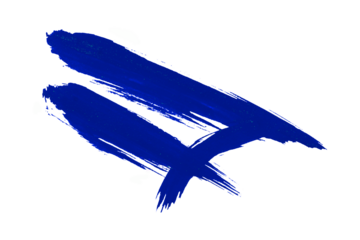 plaBlue watercolor background. Artistic hand paint. Isolated on transparent background.ne in the form of a heart