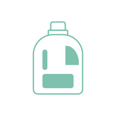 Flat detergent icon symbol vector Illustration.
