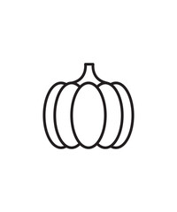 pumpkin icon, vector best line icon.