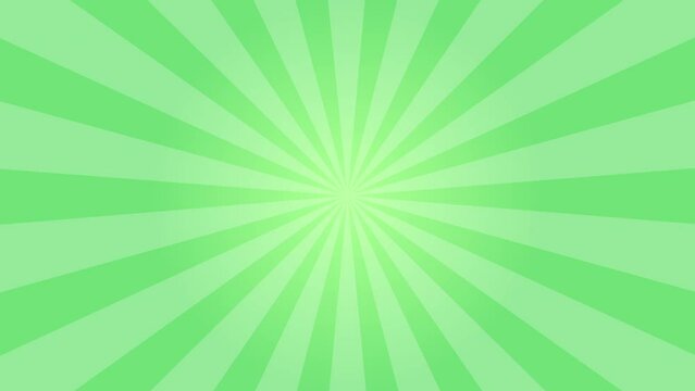 green rays background animation