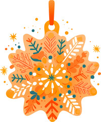 illustration of christmas ornament