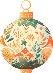 illustration of christmas ornament