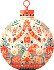 illustration of christmas ornament