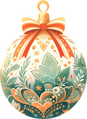 illustration of christmas ornament