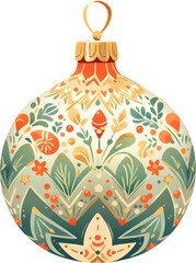 illustration of christmas ornament