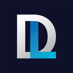 LD Letter Logo Template Illustration Design.