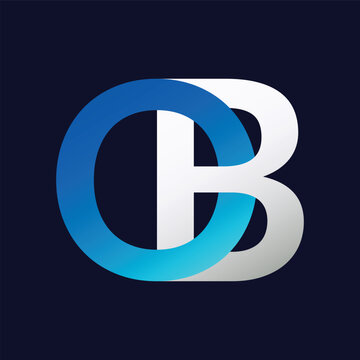 OB Letter Logo Template Illustration Design.