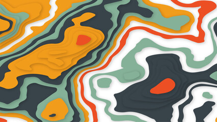 Dynamic 3D background with liquid forms of modern concept. minimal poster. Networks, headlines, pages, covers, billboards, brochures