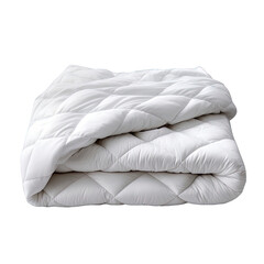 White Quilt Isolated