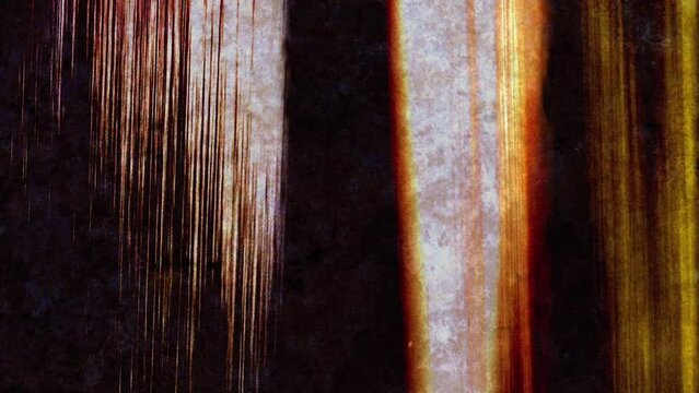 Grunge loop. Abstract background texture of light leaks and grain.