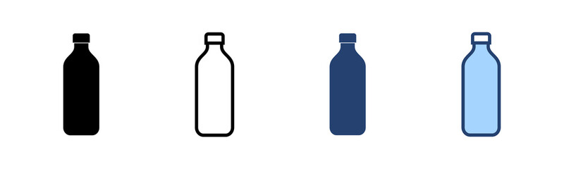 Bottle icon vector. bottle sign and symbol