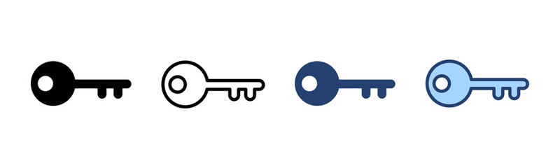 Key icon vector. Key sign and symbol.