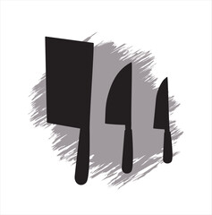 set of black and white splashes
