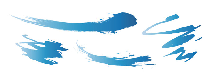 アナログタッチのテクスチャー素材。美しいブラシストローク