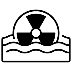 Radiation Icon - obrazy, fototapety, plakaty