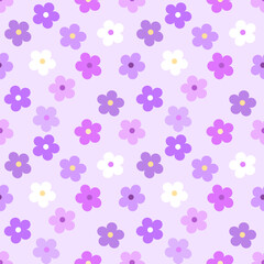 seamless pattern with flowers